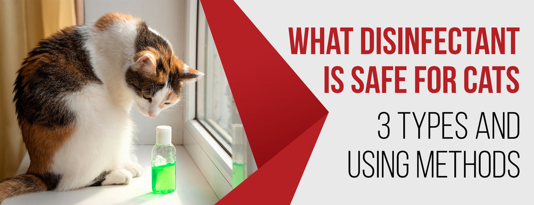 3 types of disinfectants safe for cats & how to use them