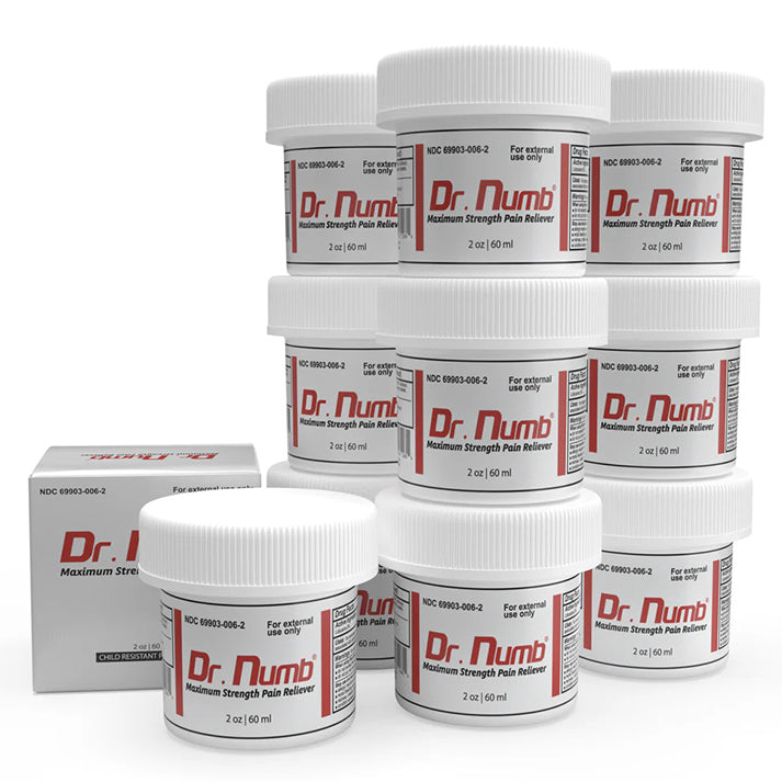 Dr. Numb® 5% Topical Numbing Cream - 2oz