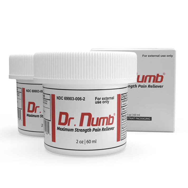 Dr. Numb® 5% Topical Numbing Cream - 2oz