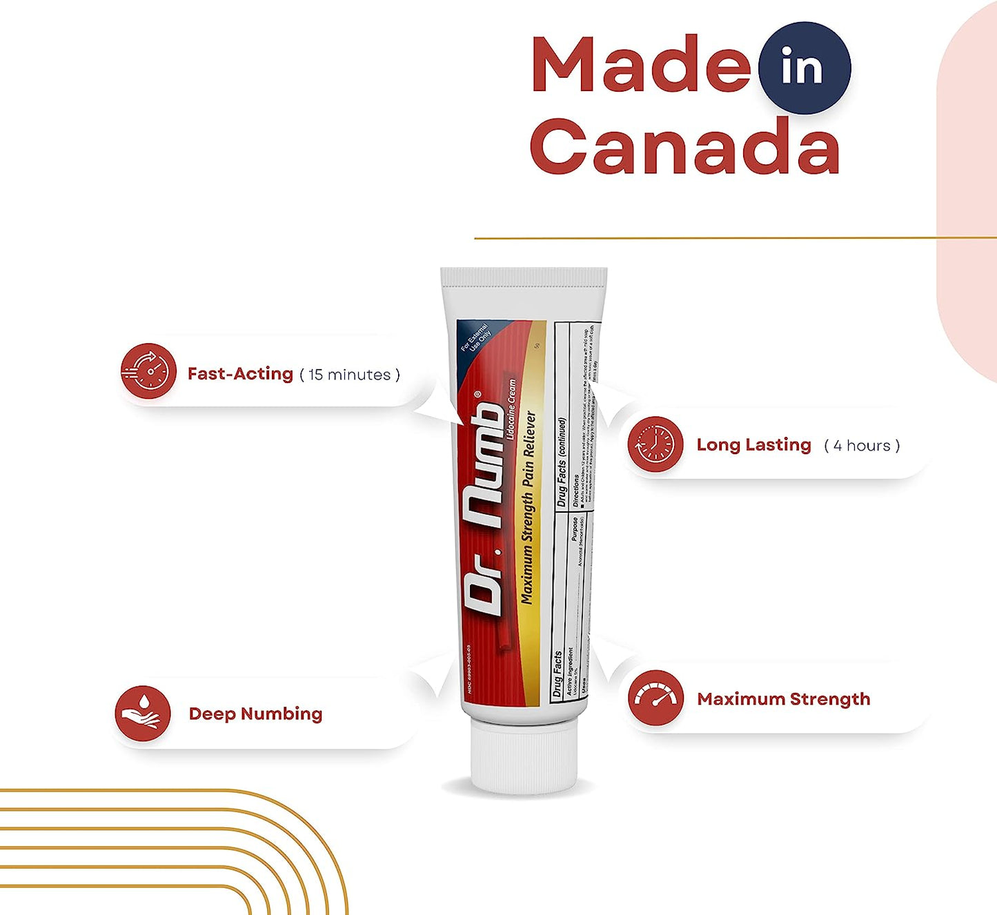 Dr. Numb® 5% Cream - 5g