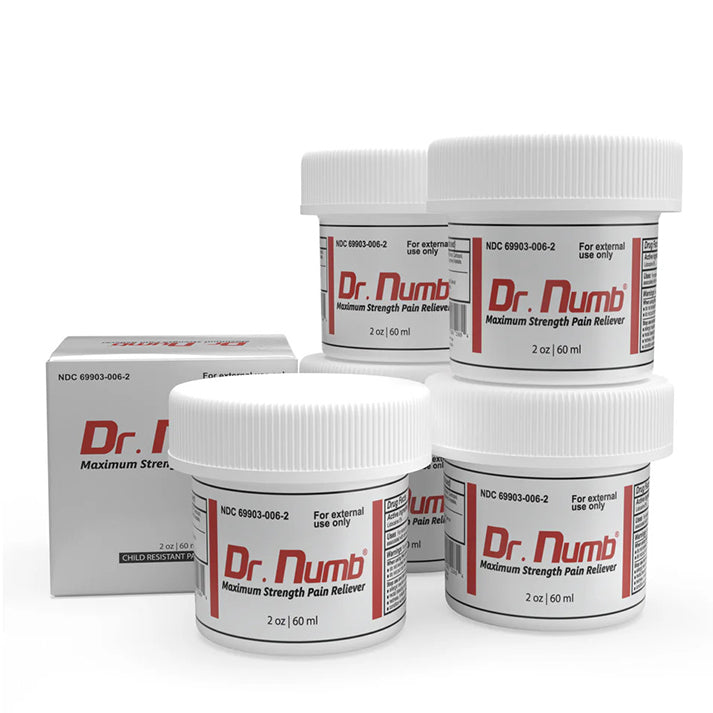 Dr. Numb® 5% Topical Numbing Cream - 2oz