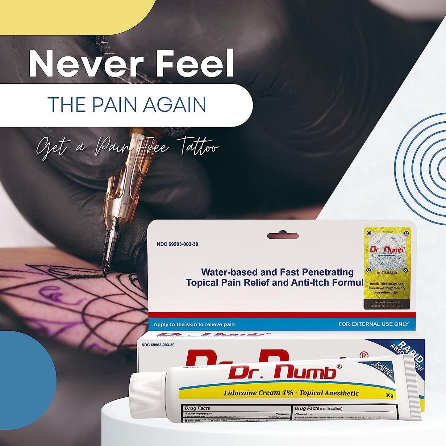 Anal numbing cream - Dr. Numb® for relief and comfort