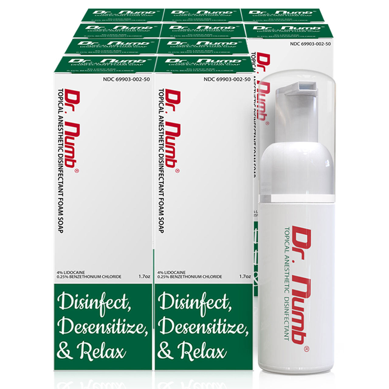 Dr. Numb® Foam Soap 4% - 1.7oz