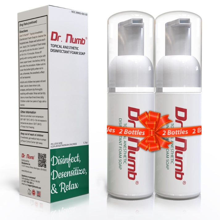 Dr. Numb® 4% Topical Foam Soap