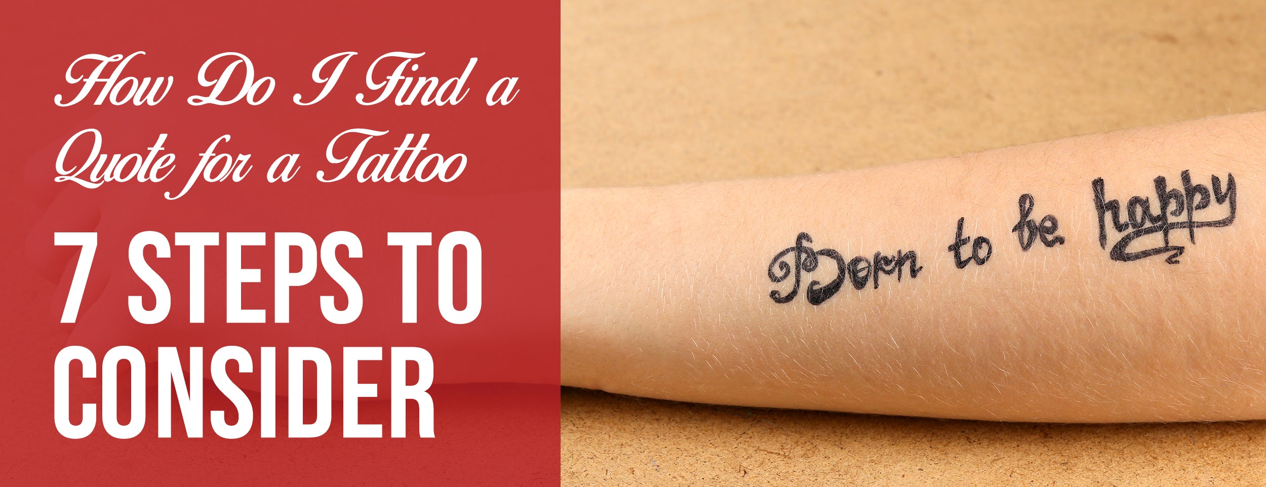 Here are 7 steps to help you find a tattoo quote