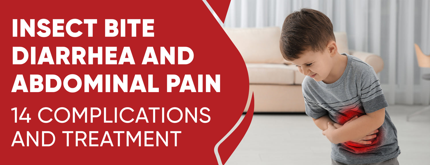 Insect Bite Diarrhea & Abdominal Pain 14 Complications Dr. Numb®