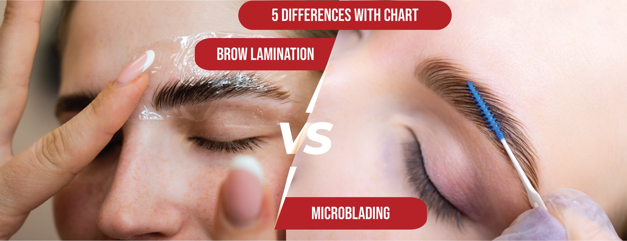 5 Differences Between Brow Lamination and Microblading