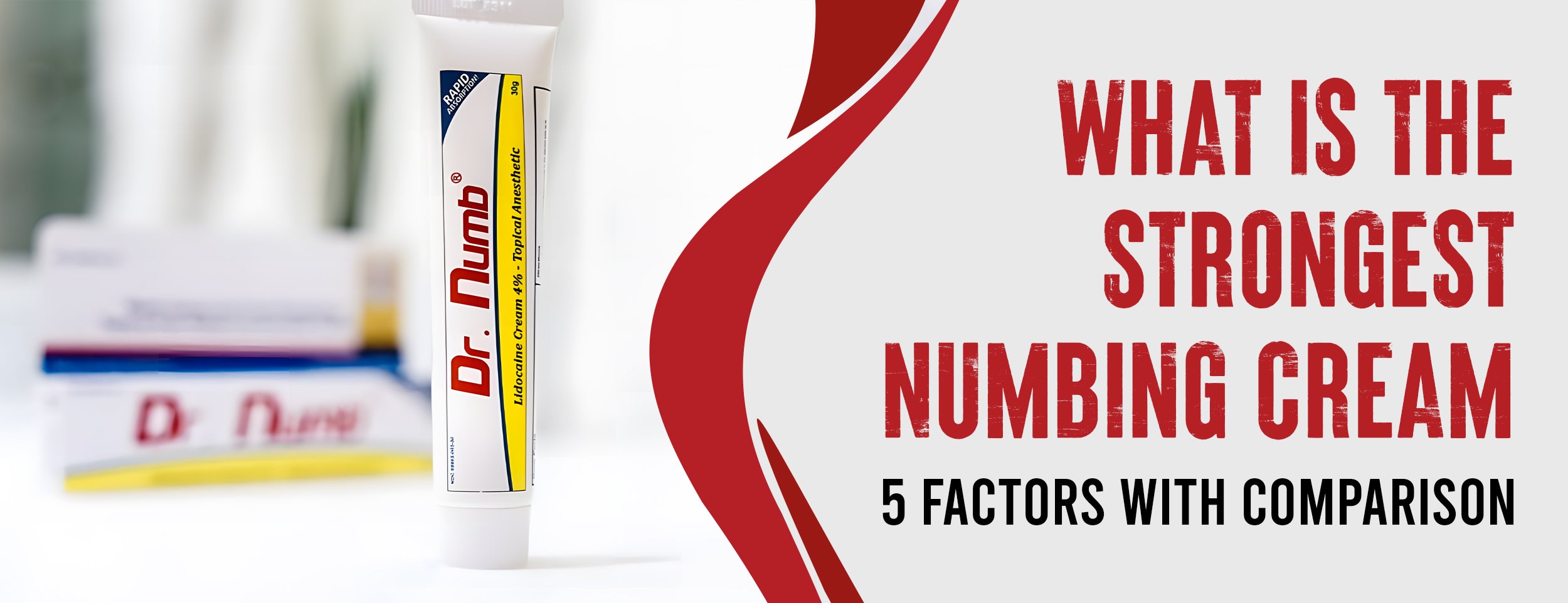 5 Factors to Consider When Choosing a Numbing Cream and Comparison of the Strongest Numbing Creams