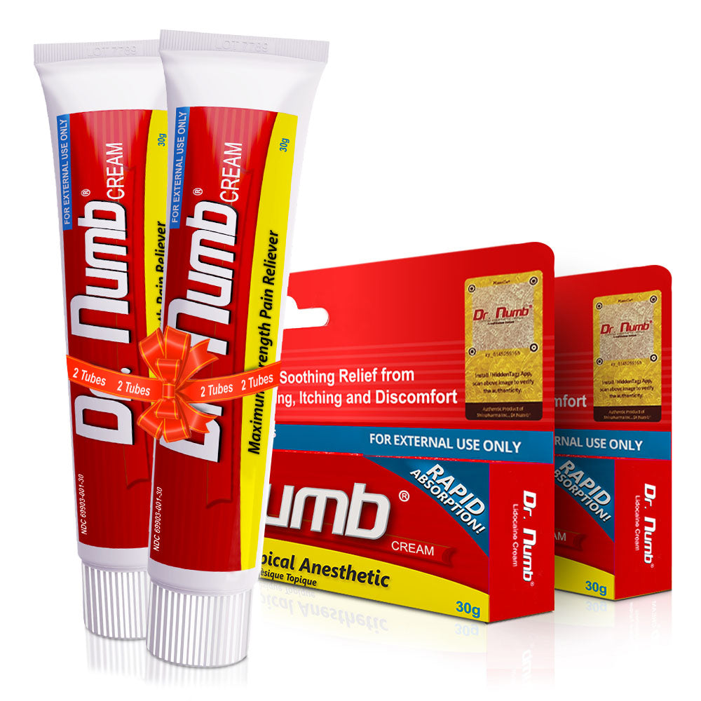 Dr. Numb® 5% Lidocaine Numbing Cream - 30g