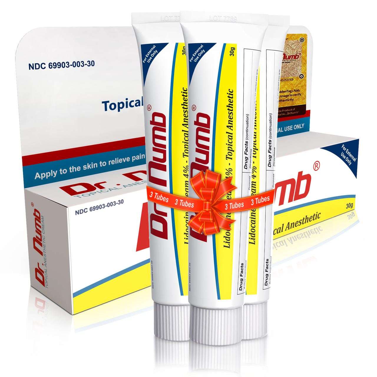 Painless tattoo numbing cream - Dr. Numb® 4% Cream