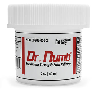Dr. Numb® 5% Topical Numbing Cream - 2oz